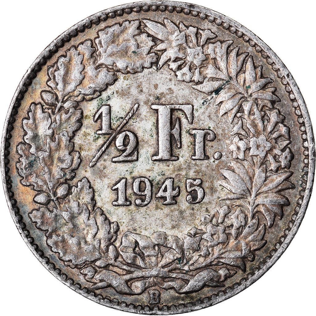 Switzerland Coin Swiss ½ Franc | Helvetia | KM23 | 1875 - 1967