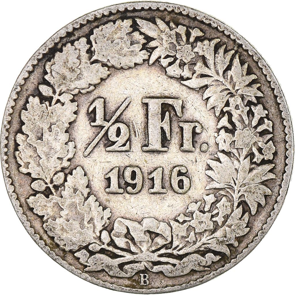 Switzerland Coin Swiss ½ Franc | Helvetia | KM23 | 1875 - 1967