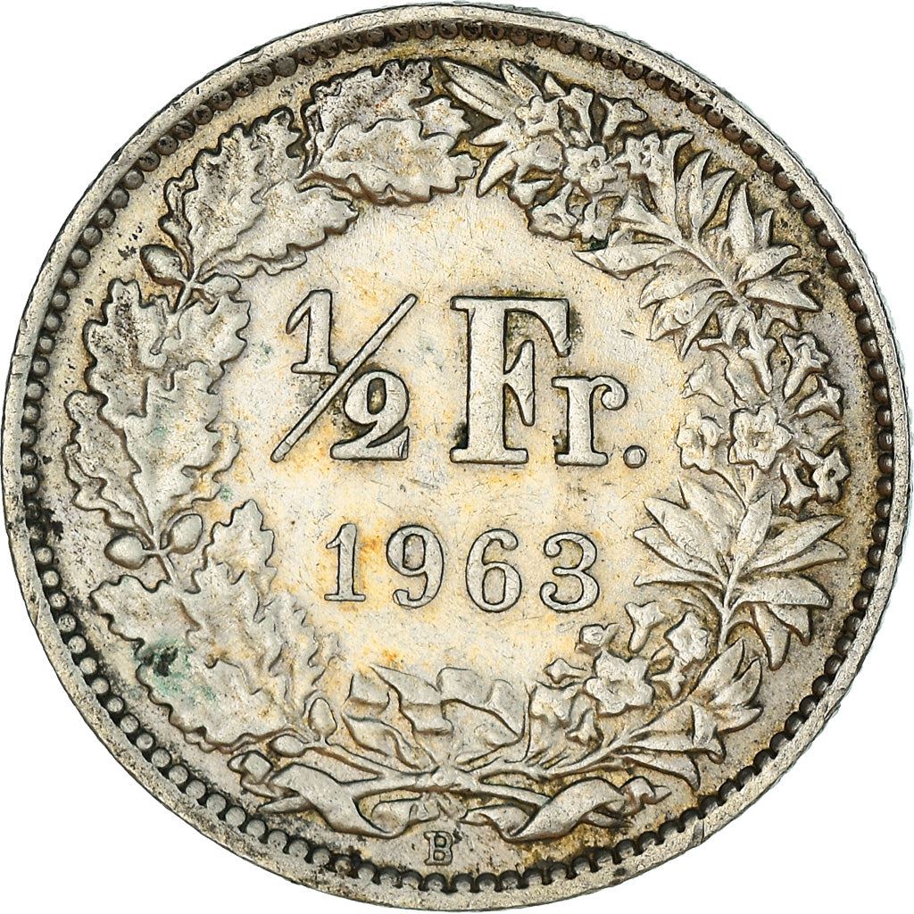 Switzerland Coin Swiss ½ Franc | Helvetia | KM23 | 1875 - 1967