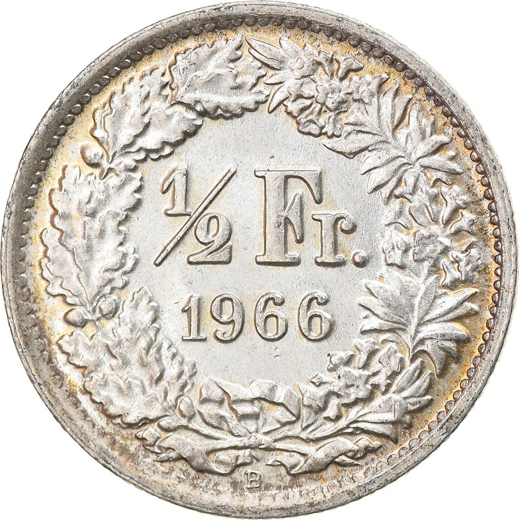 Switzerland Coin Swiss ½ Franc | Helvetia | KM23 | 1875 - 1967