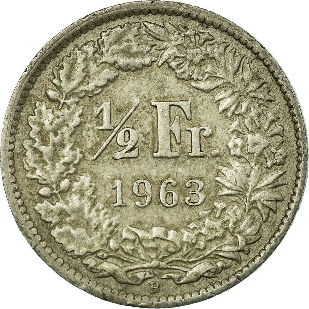 Switzerland Coin Swiss ½ Franc | Helvetia | KM23 | 1875 - 1967