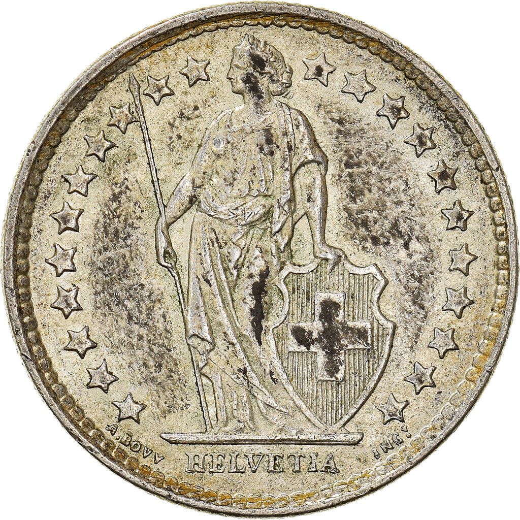 Switzerland Coin Swiss ½ Franc | Helvetia | KM23 | 1875 - 1967