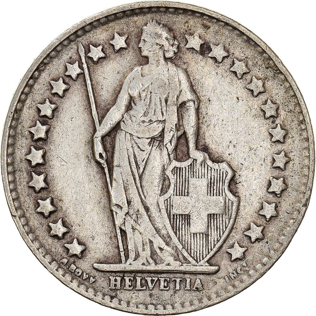 Switzerland Coin Swiss ½ Franc | Helvetia | KM23 | 1875 - 1967