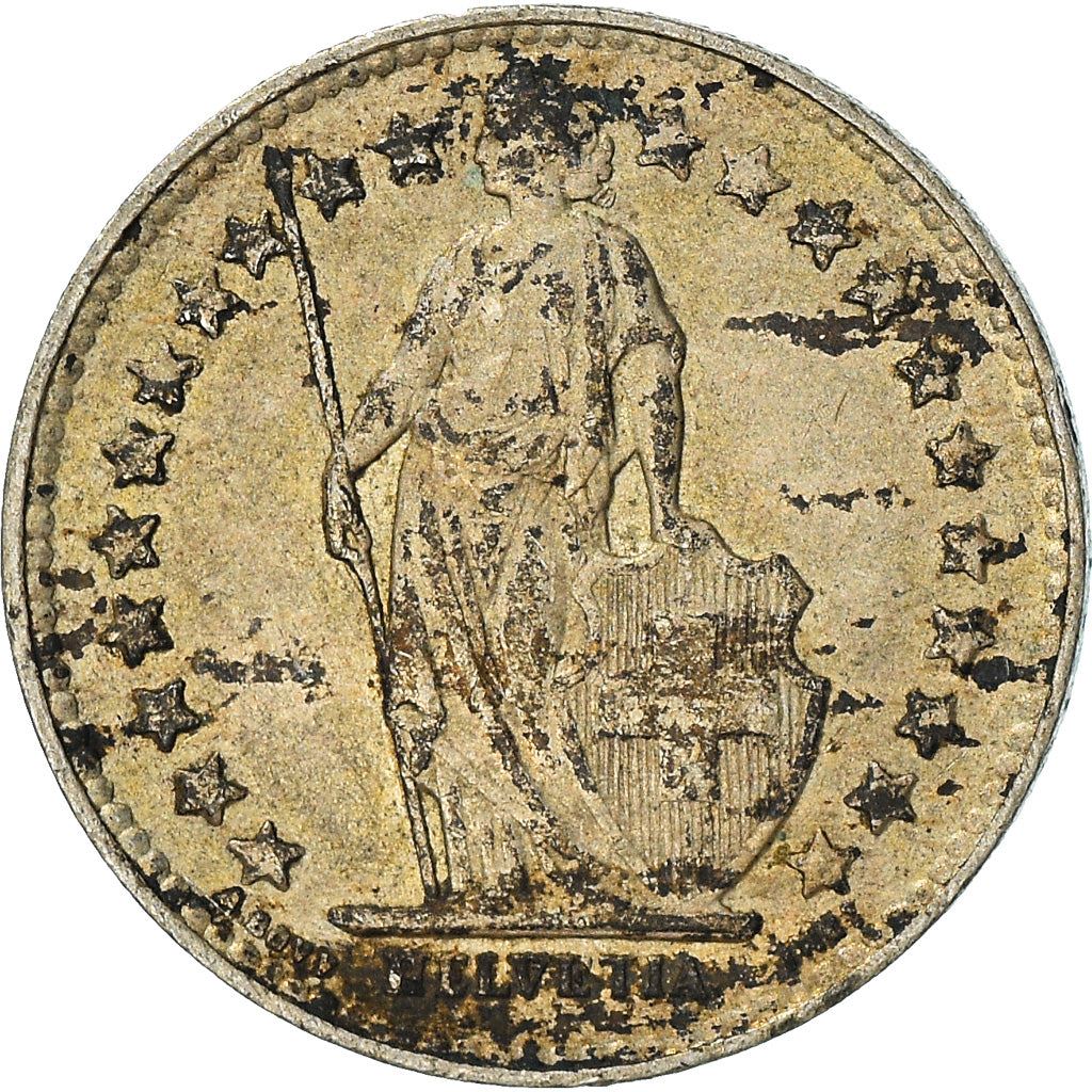 Switzerland Coin Swiss ½ Franc | Helvetia | KM23 | 1875 - 1967