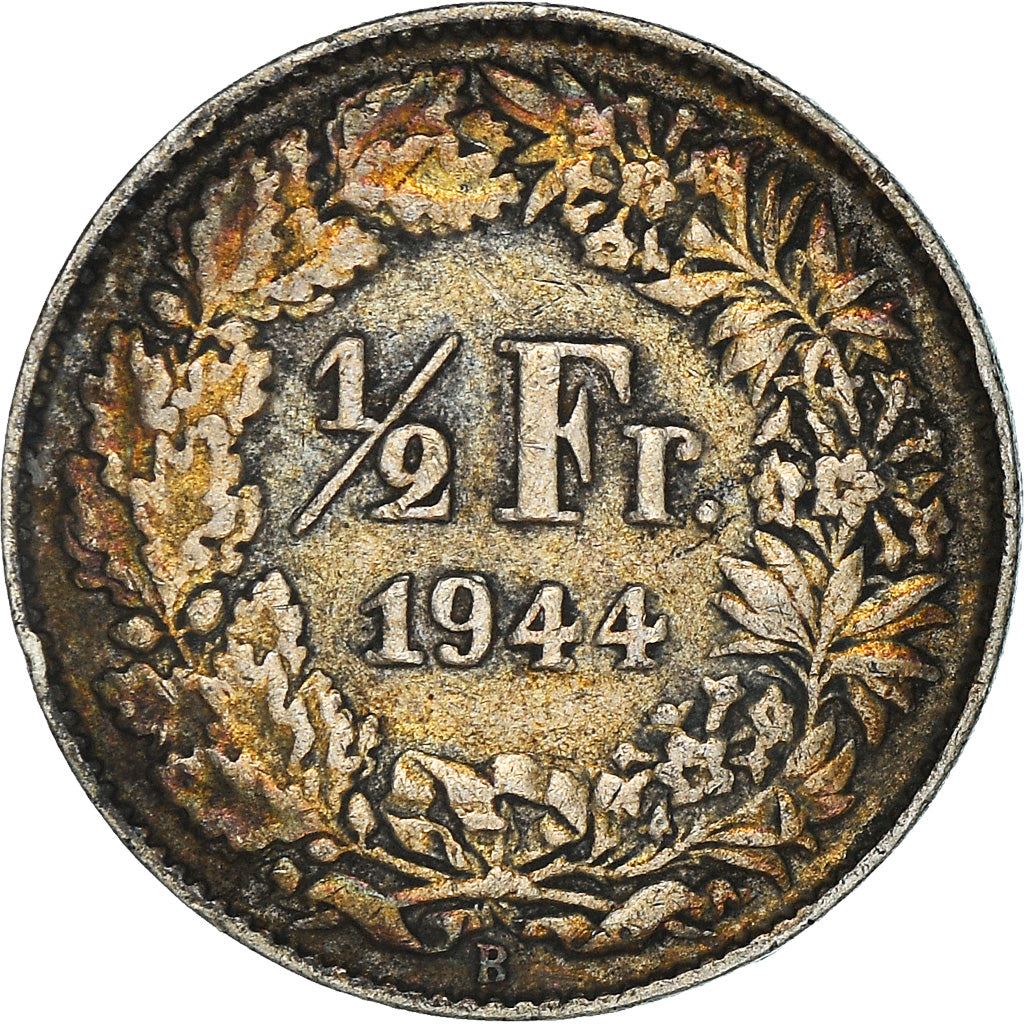 Switzerland Coin Swiss ½ Franc | Helvetia | KM23 | 1875 - 1967