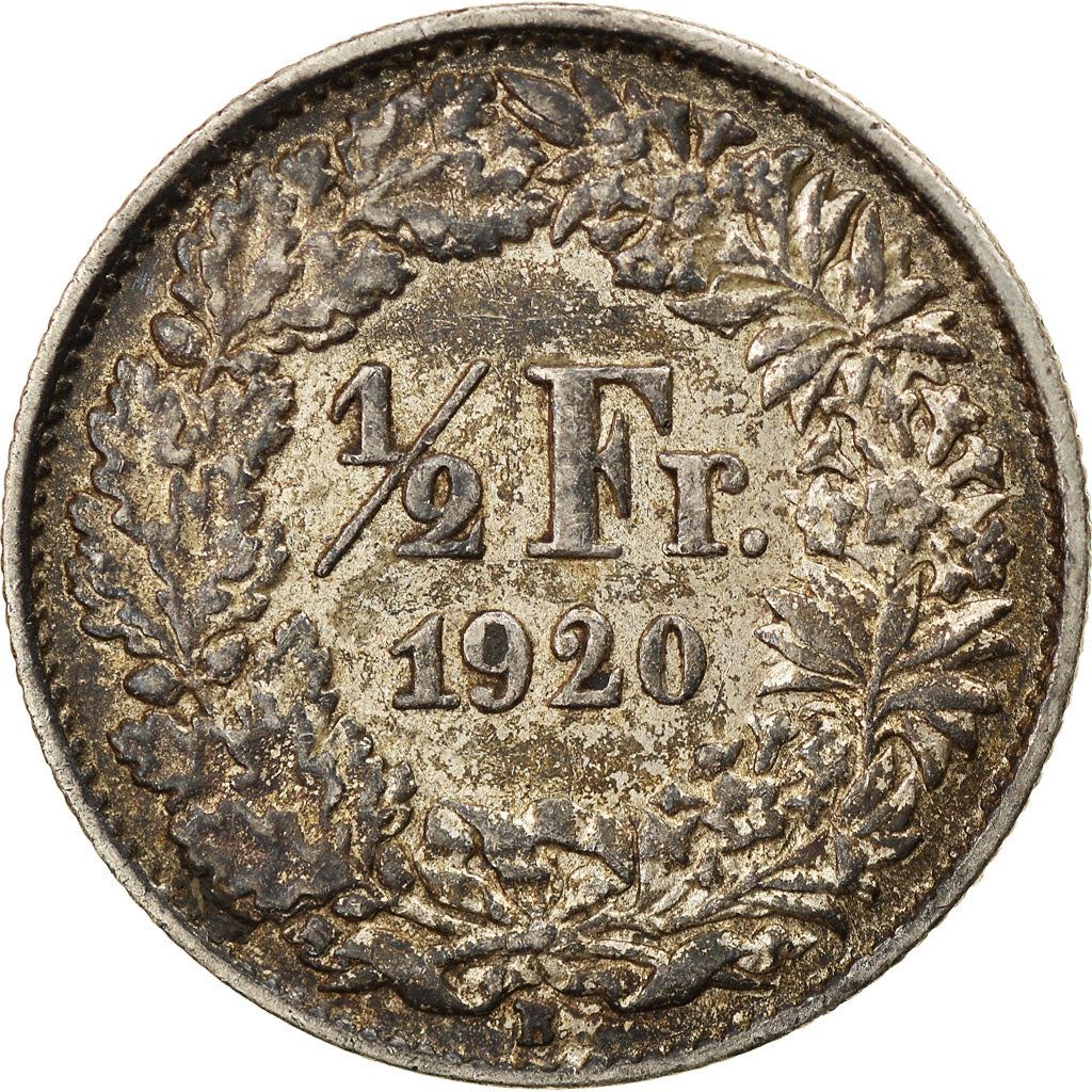 Switzerland Coin Swiss ½ Franc | Helvetia | KM23 | 1875 - 1967