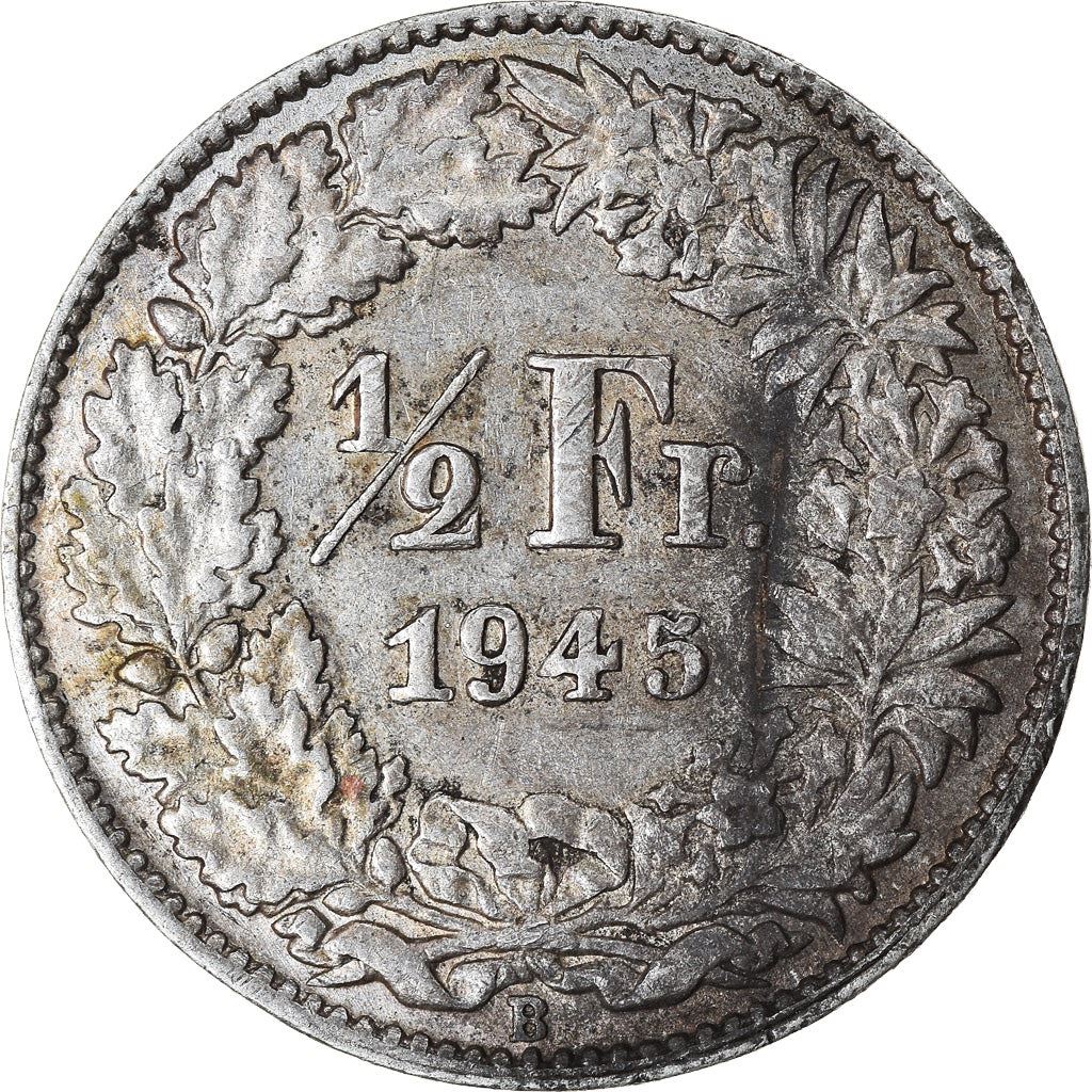 Switzerland Coin Swiss ½ Franc | Helvetia | KM23 | 1875 - 1967