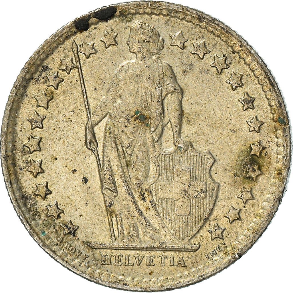 Switzerland Coin Swiss ½ Franc | Helvetia | KM23 | 1875 - 1967