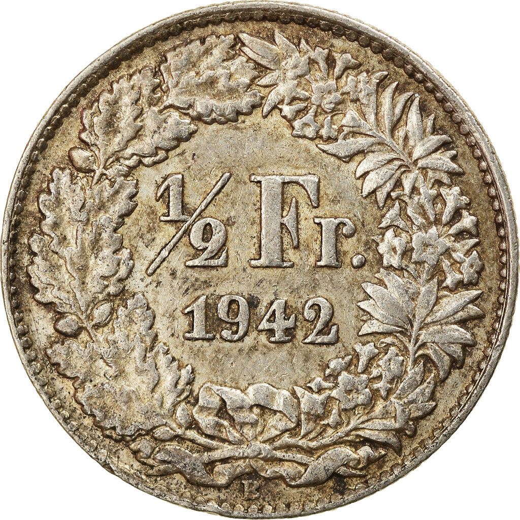 Switzerland Coin Swiss ½ Franc | Helvetia | KM23 | 1875 - 1967