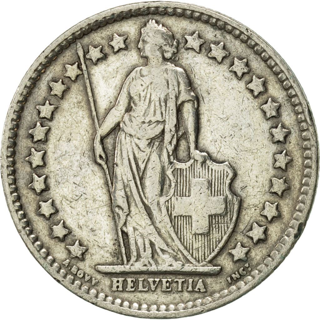 Switzerland Coin Swiss ½ Franc | Helvetia | KM23 | 1875 - 1967