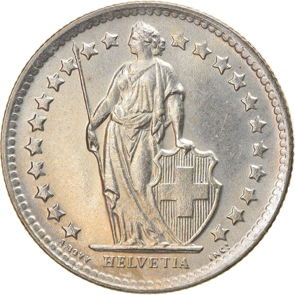 Switzerland Coin Swiss ½ Franc | Helvetia | KM23 | 1875 - 1967