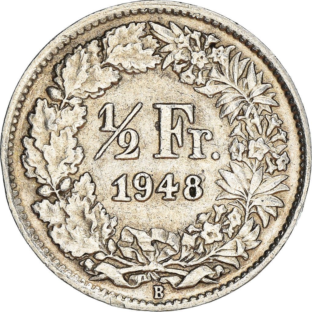 Switzerland Coin Swiss ½ Franc | Helvetia | KM23 | 1875 - 1967