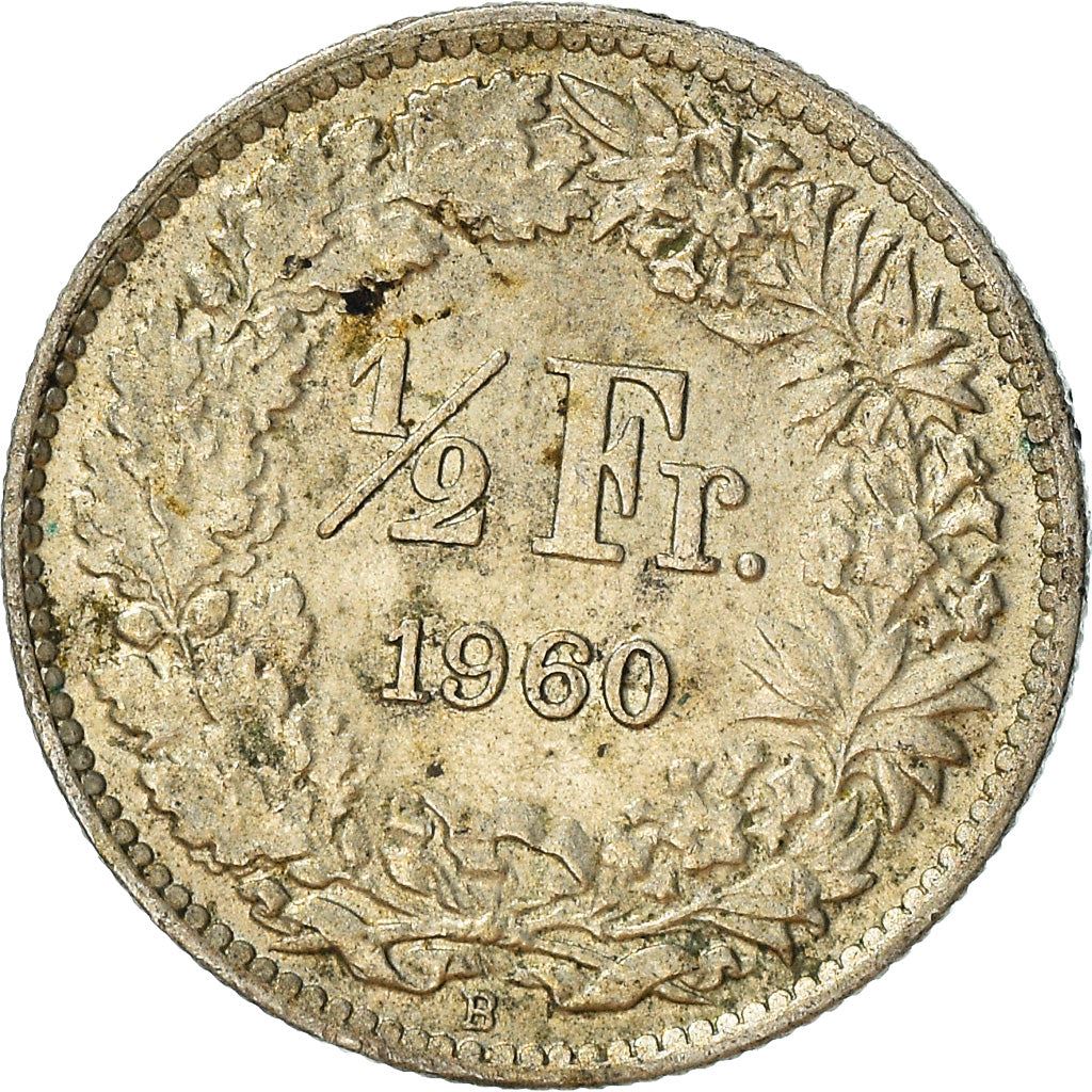 Switzerland Coin Swiss ½ Franc | Helvetia | KM23 | 1875 - 1967