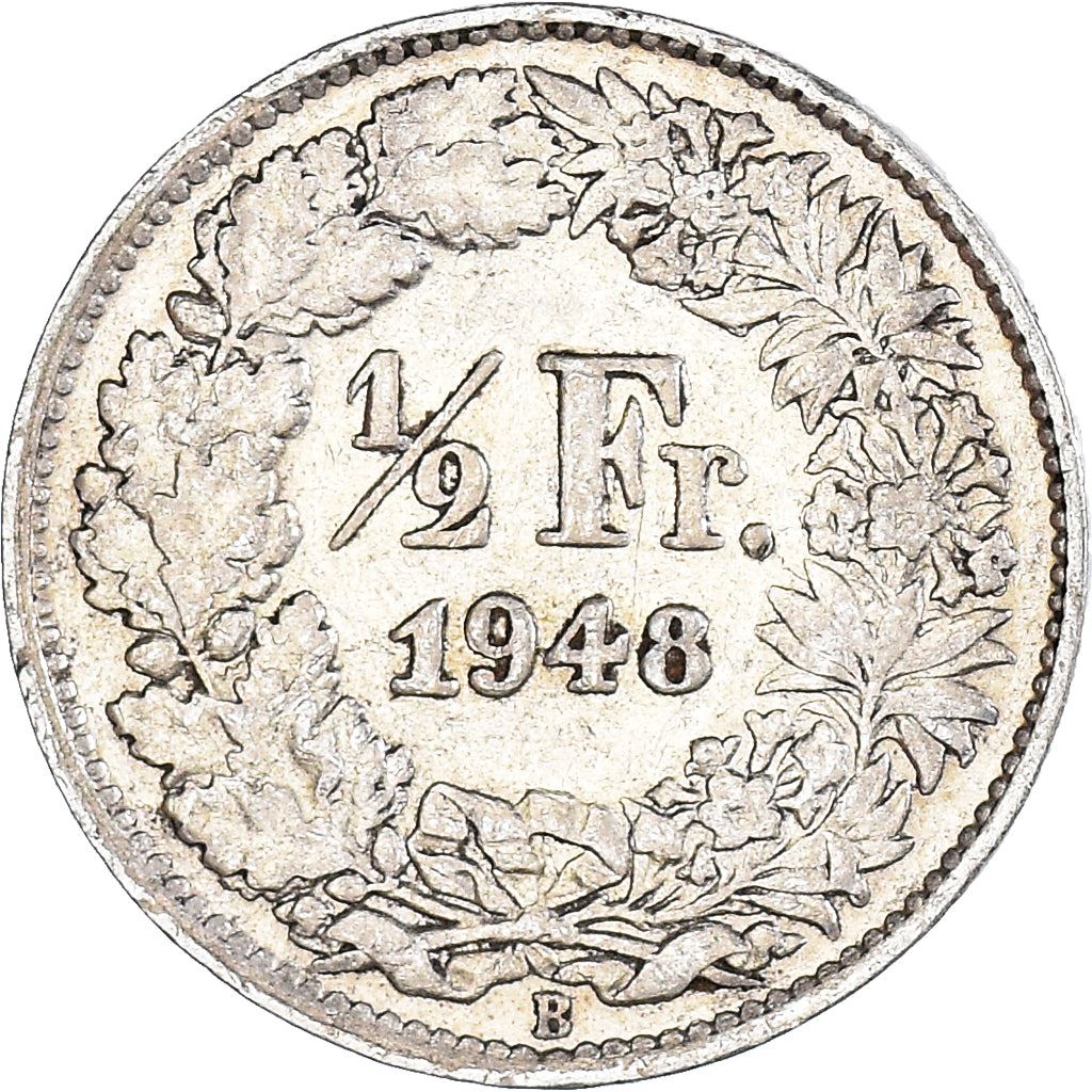 Switzerland Coin Swiss ½ Franc | Helvetia | KM23 | 1875 - 1967