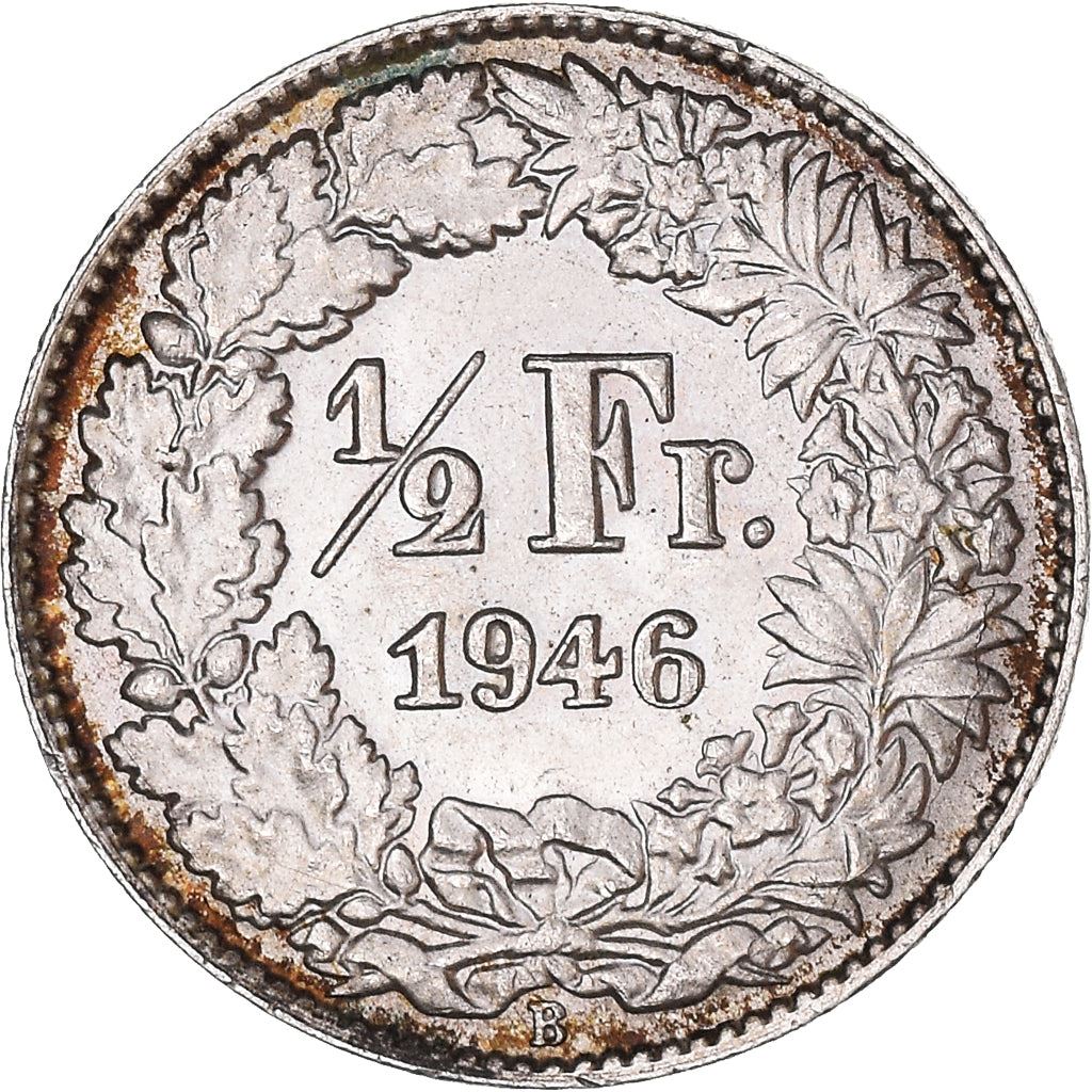 Switzerland Coin Swiss ½ Franc | Helvetia | KM23 | 1875 - 1967