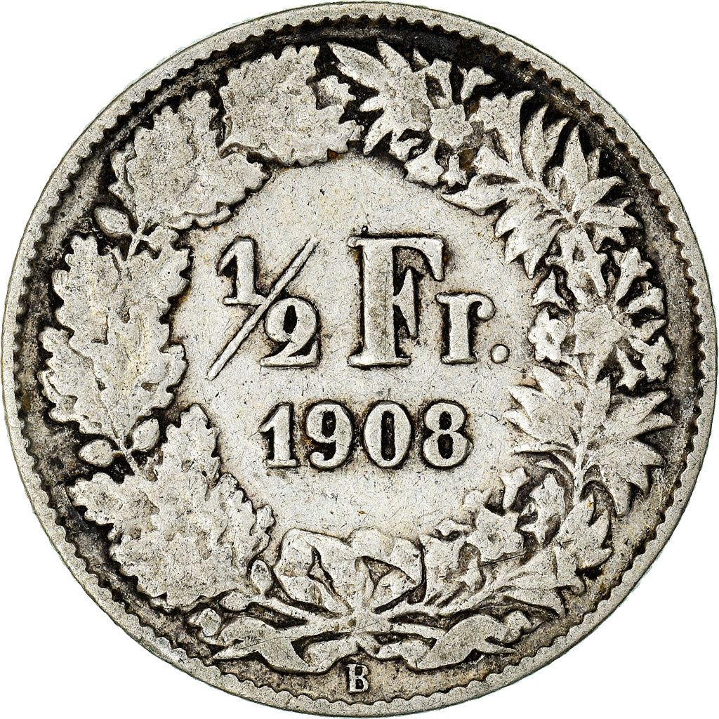 Switzerland Coin Swiss ½ Franc | Helvetia | KM23 | 1875 - 1967