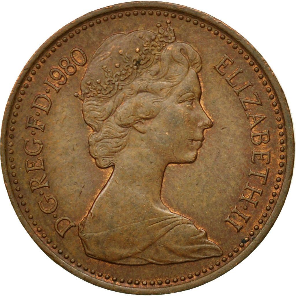 United Kingdom 1 New Penny | 100 Coins | British Currency | Young Elizabeth II | 1971 - 1981