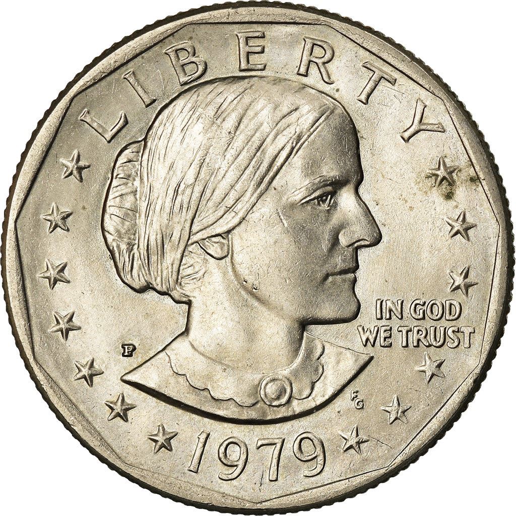 United States | American 1 Dollar Coin | Susan B. Anthony | Apollo 11 | KM207 | 1979 - 1999