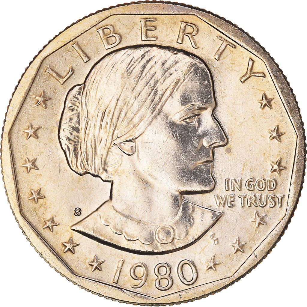 United States | American 1 Dollar Coin | Susan B. Anthony | Apollo 11 | KM207 | 1979 - 1999