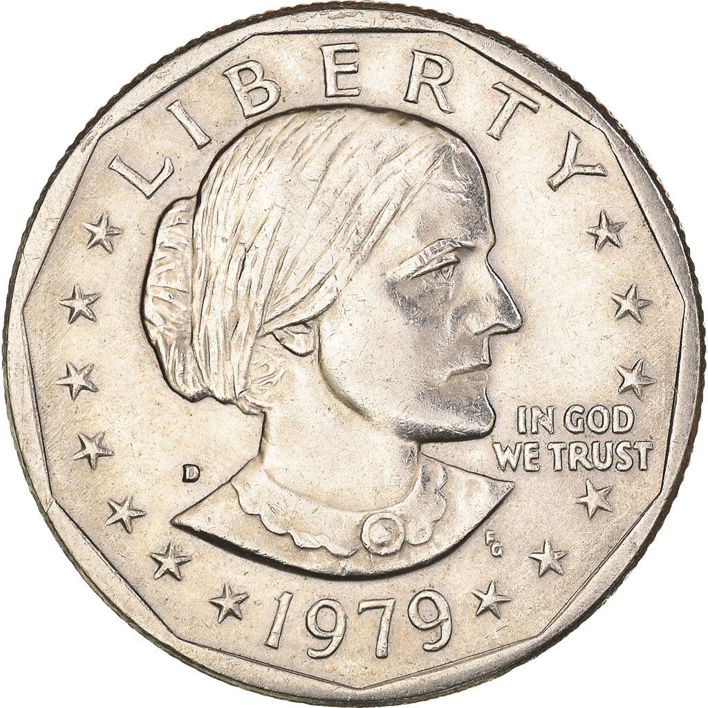 United States | American 1 Dollar Coin | Susan B. Anthony | Apollo 11 | KM207 | 1979 - 1999