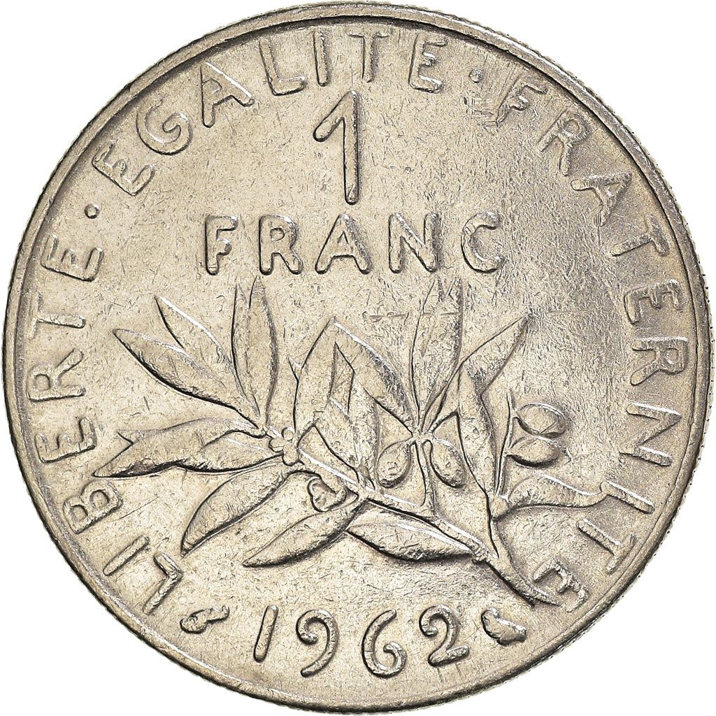 French Coin 1 Franc | Signature O. Roty | KM925.1 | France | 1959 - 2001