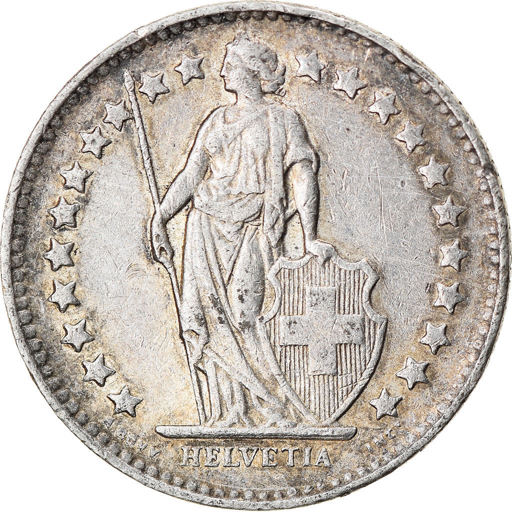 Switzerland Coin Swiss ½ Franc | Helvetia | KM23 | 1875 - 1967