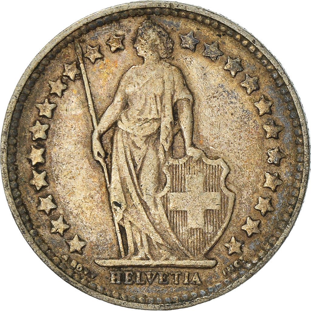 Switzerland Coin Swiss ½ Franc | Helvetia | KM23 | 1875 - 1967