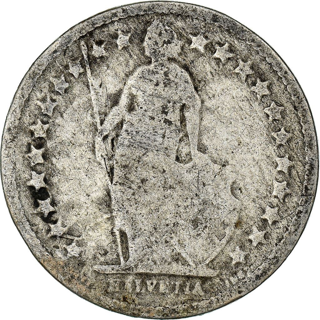 Switzerland Coin Swiss ½ Franc | Helvetia | KM23 | 1875 - 1967