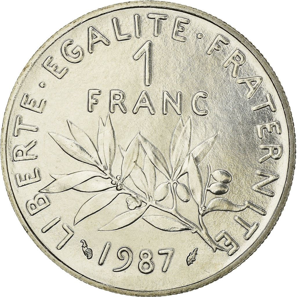 French Coin 1 Franc | Signature O. Roty | KM925.1 | France | 1959 - 2001