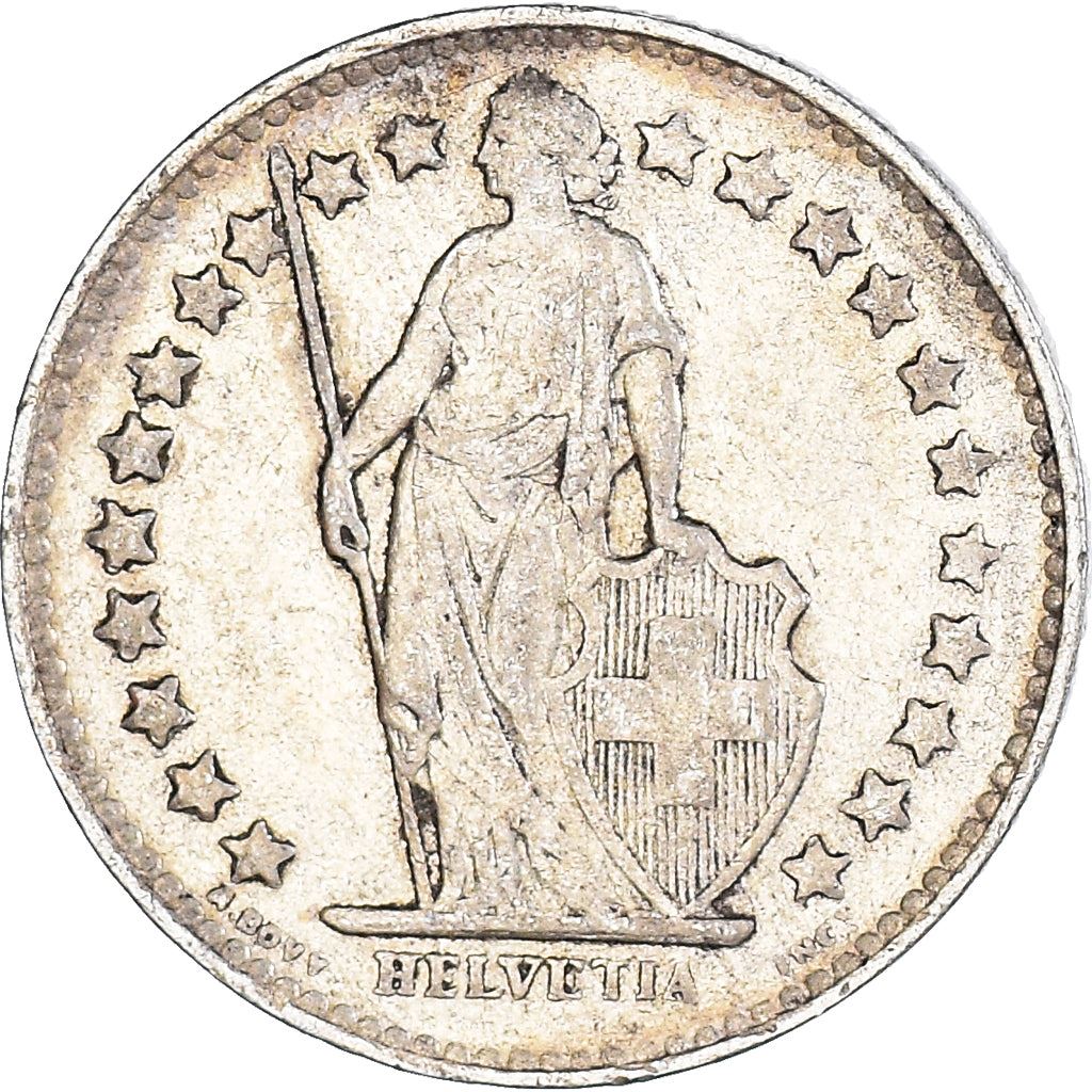 Switzerland Coin Swiss ½ Franc | Helvetia | KM23 | 1875 - 1967