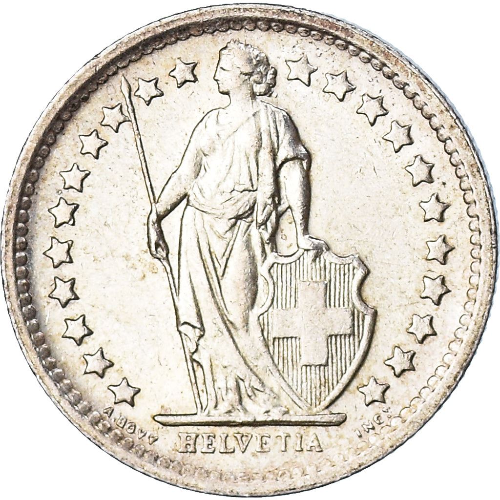 Switzerland Coin Swiss ½ Franc | Helvetia | KM23 | 1875 - 1967