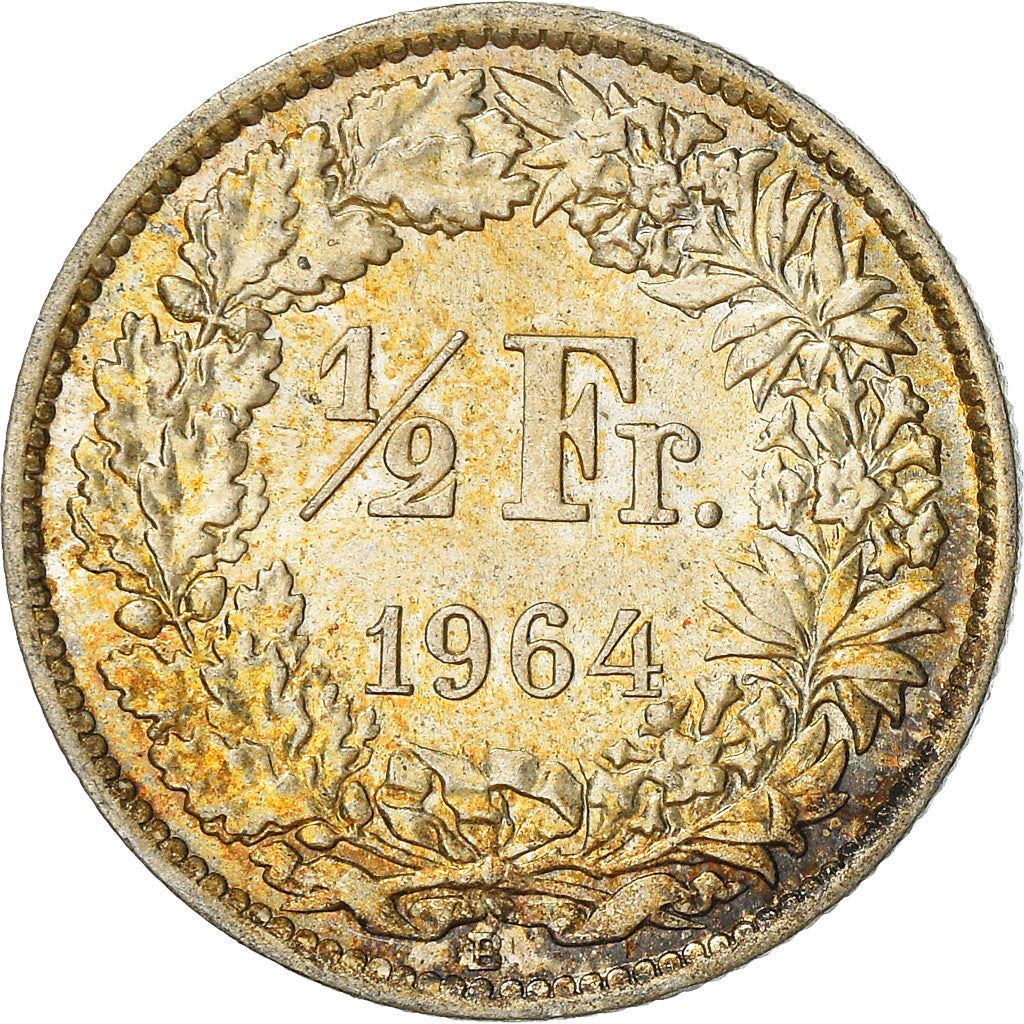 Switzerland Coin Swiss ½ Franc | Helvetia | KM23 | 1875 - 1967