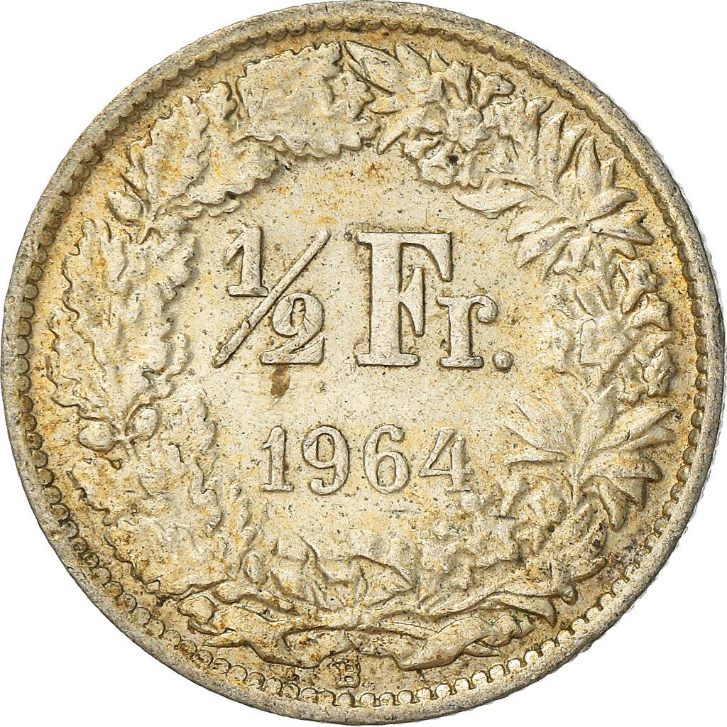 Switzerland Coin Swiss ½ Franc | Helvetia | KM23 | 1875 - 1967