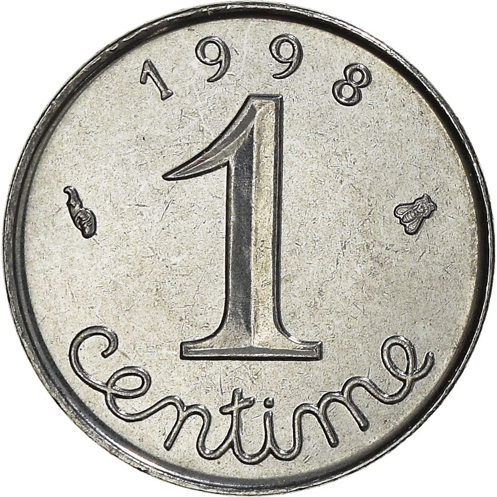 French Coin 1 Centime | KM928 | France | 1961 - 2001