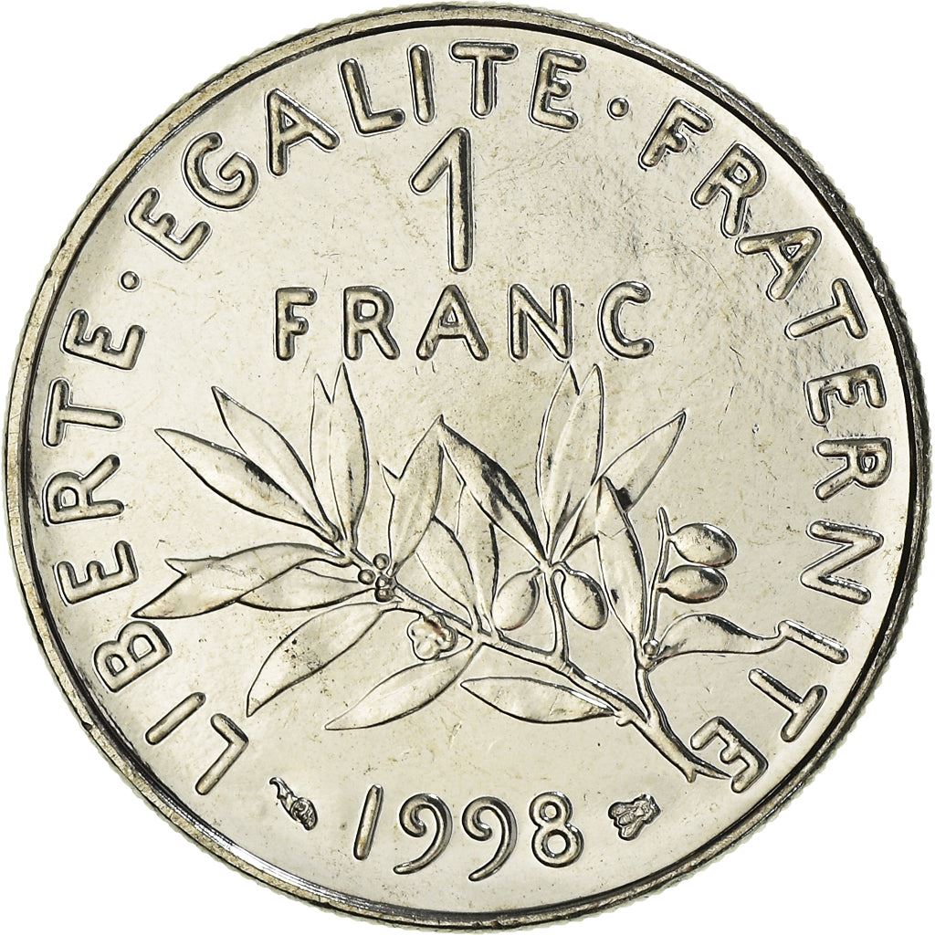 French Coin 1 Franc | Signature O. Roty | KM925.1 | France | 1959 - 2001